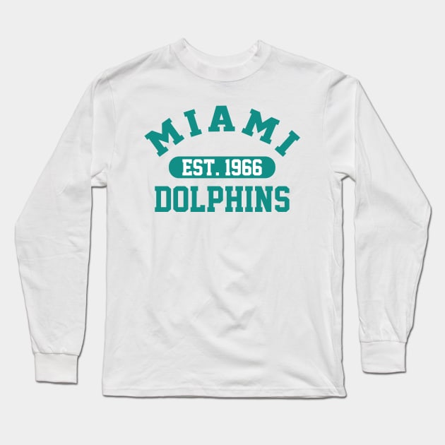 MM Dolphins Super Bowl Long Sleeve T-Shirt by Cemploex_Art